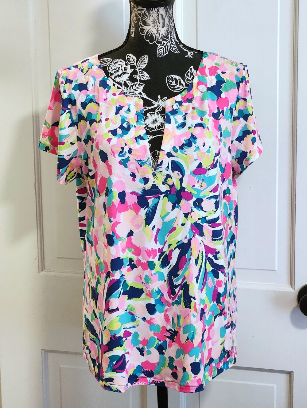🌈CUSTOMIZED Lilly Pulitzer🌈 - "Pina Colada Club" Top